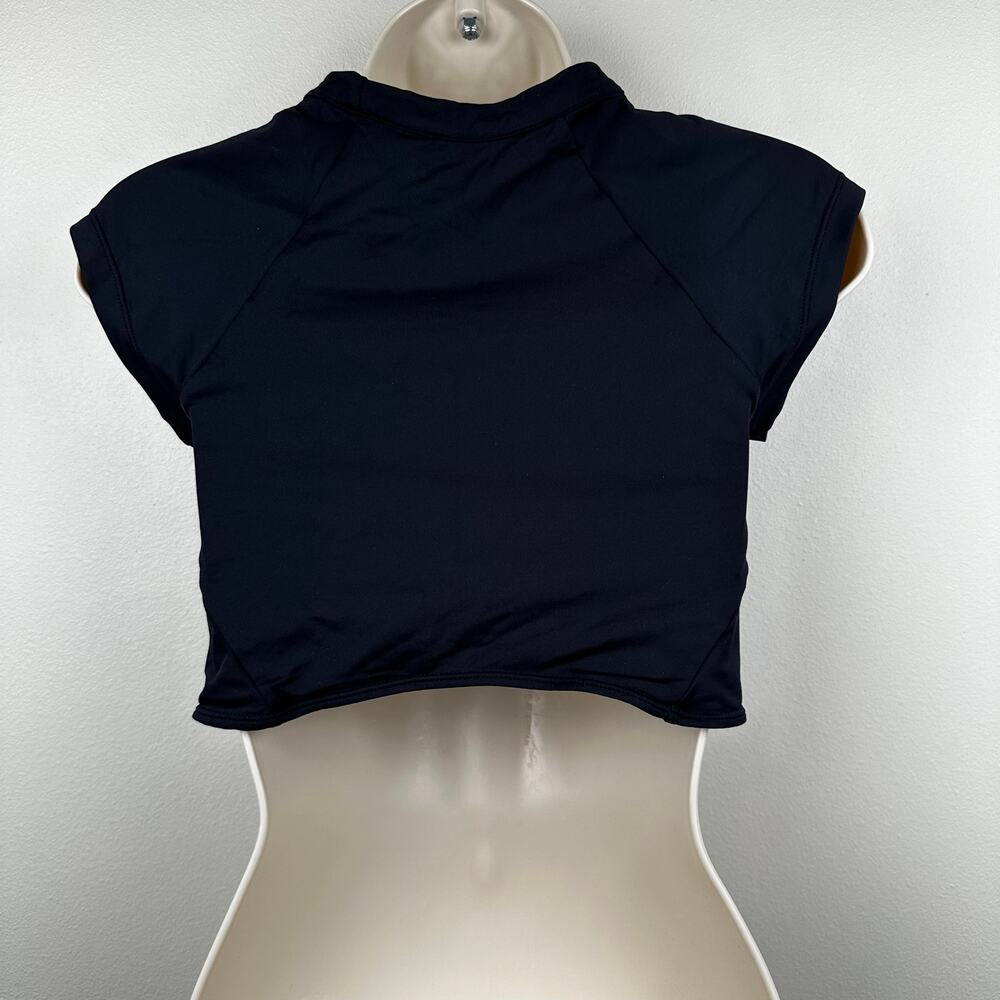 Frankies Bikinis x Revolve Max Top Black Medium Front Knot Swim Beach Vacation - Picture 4 of 7